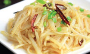 Shred Potato Vinegar — Chinese dish at Pokhara Chinese Restaurant